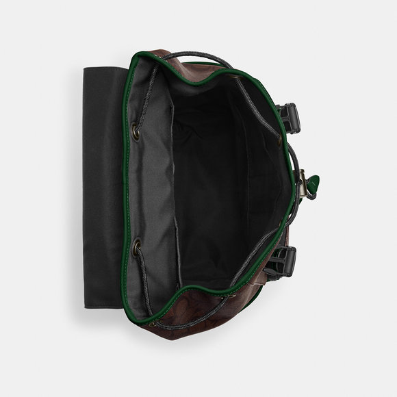 NWT Coach Outlet Track Backpack In Colorblock Signature Canvas - Picture 3 of 5